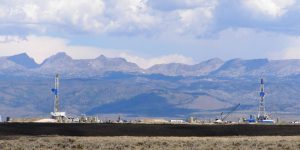 Gas drilling on BLM land in Wyoming