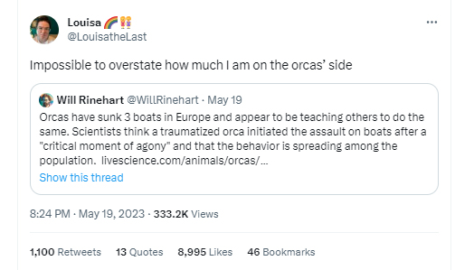 pro-orca tweet